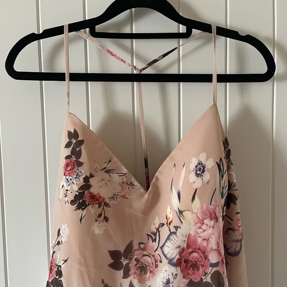 Kleinfeld Mauve Floral Formal Dress - Picture 5 of 12